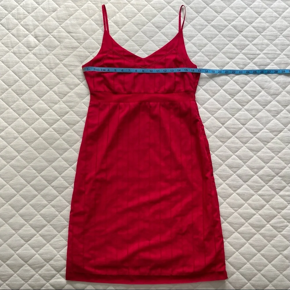 💋 Tommy Hilfiger, Vintage Kiss Me Crimson Midi Dress - Picture 9 of 11